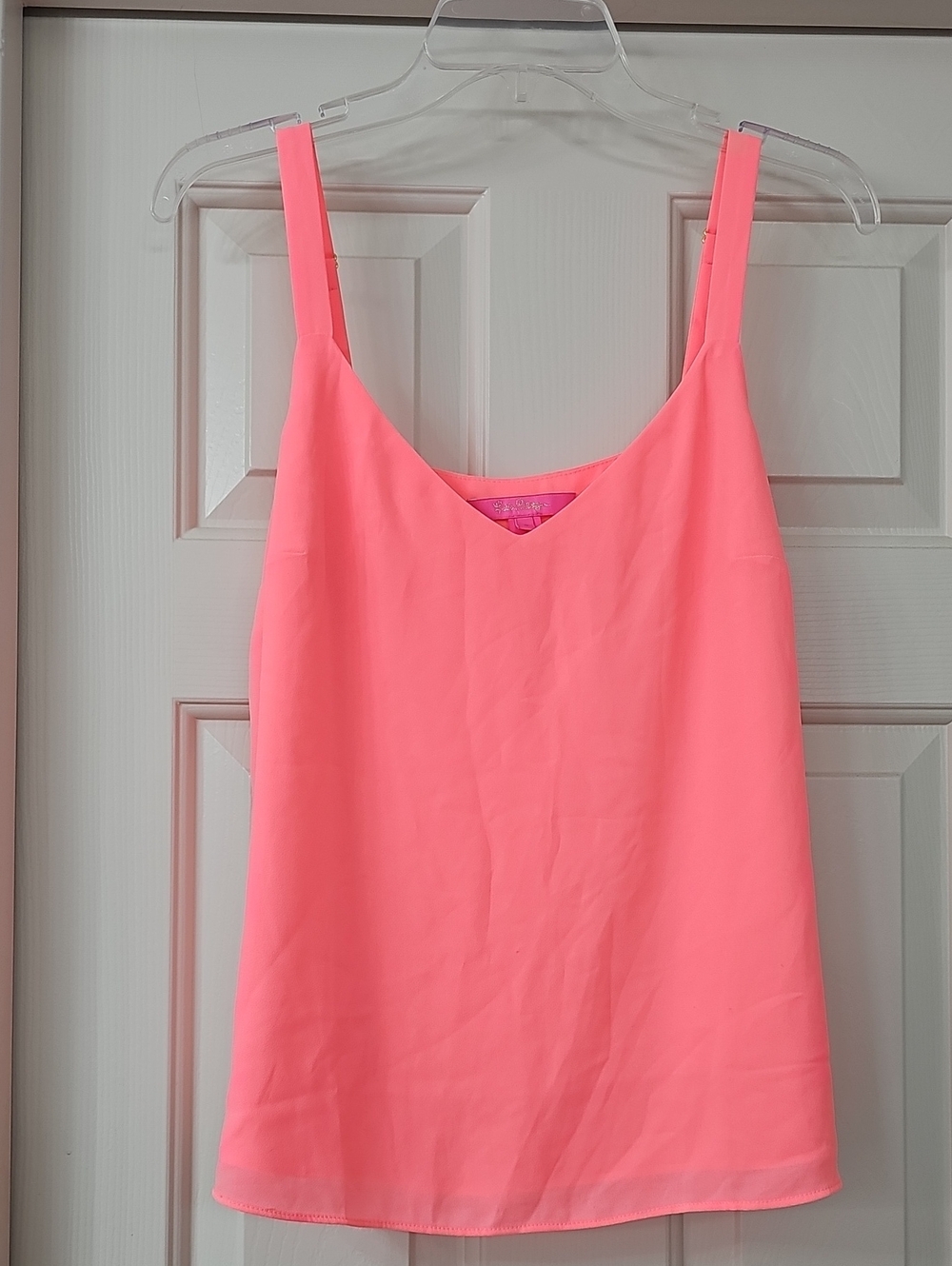 Lilly Pulitzer Coral Pink V-Neck Camisole